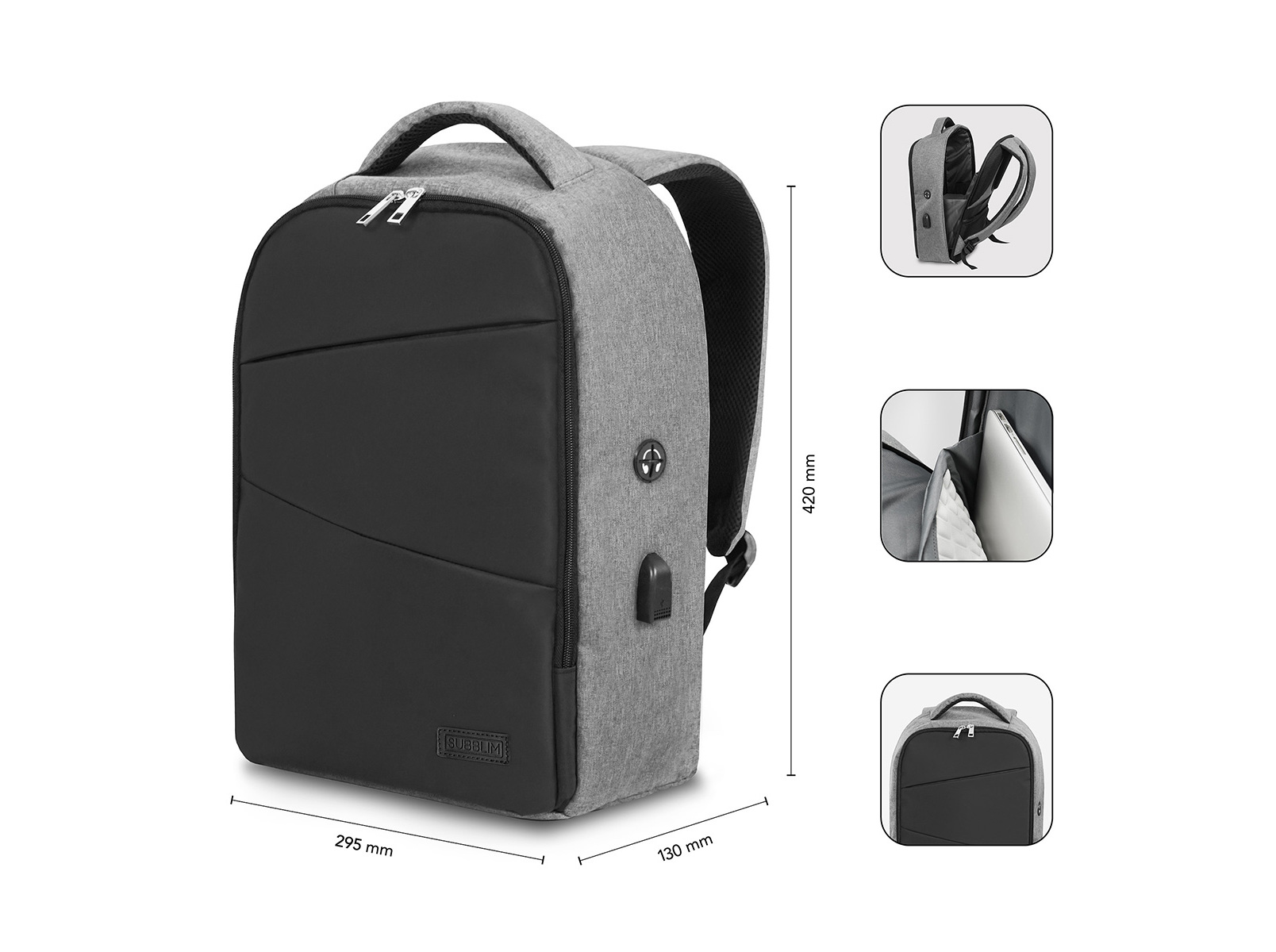 MOCHILA PARA PC SUBBLIM SECURE V2