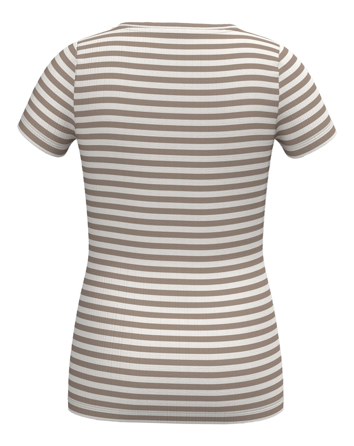 T-Shirt NKFSURAJA STRIPES in mocha meringue