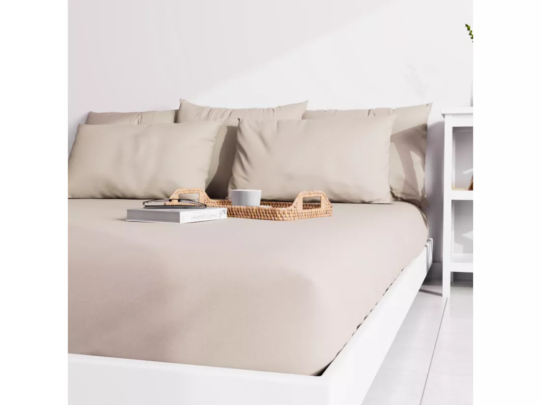 Taie d'oreiller unie 63x63 cm ZZZ lin