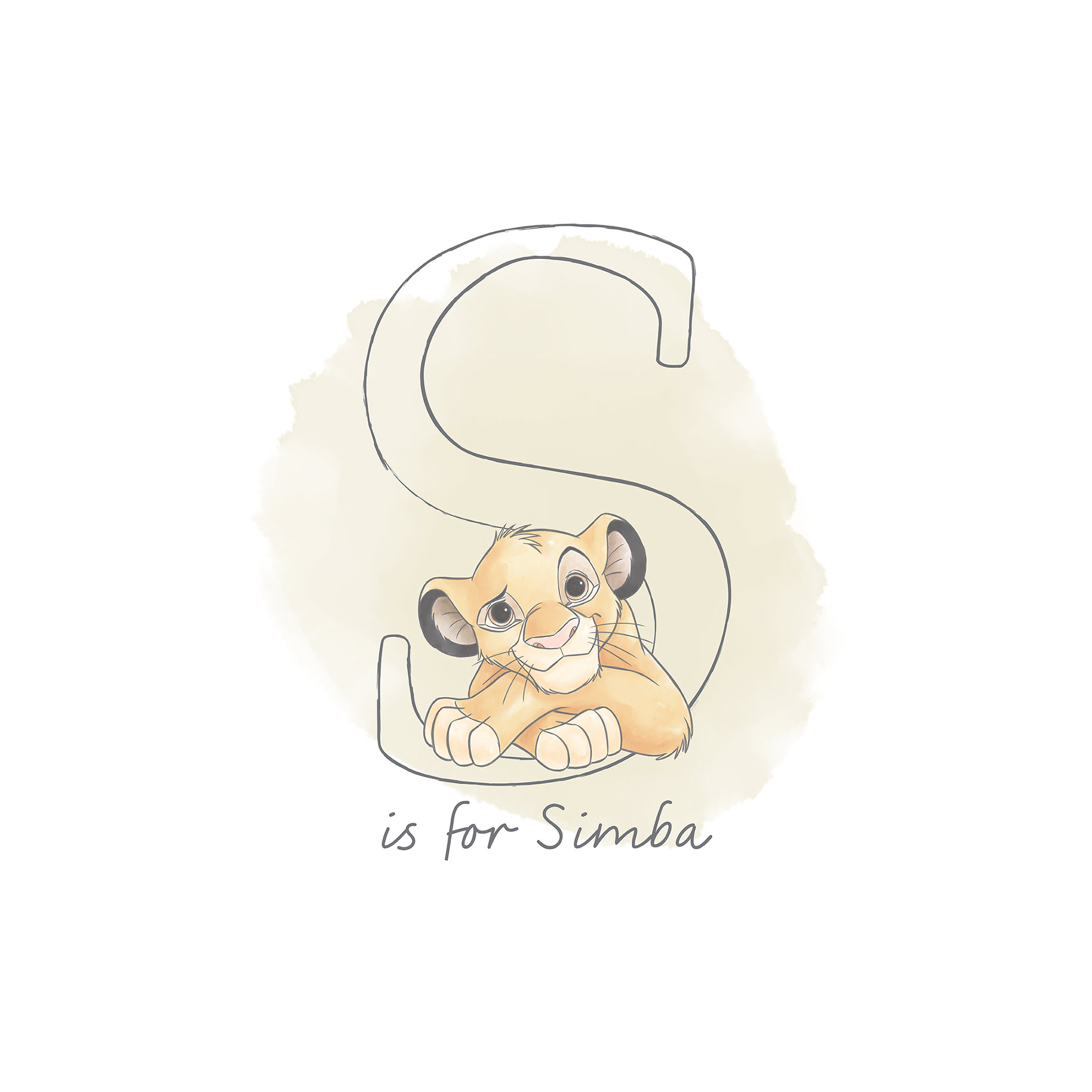 Wandbild S LIKE SIMBA - bunt - 50x70 cm