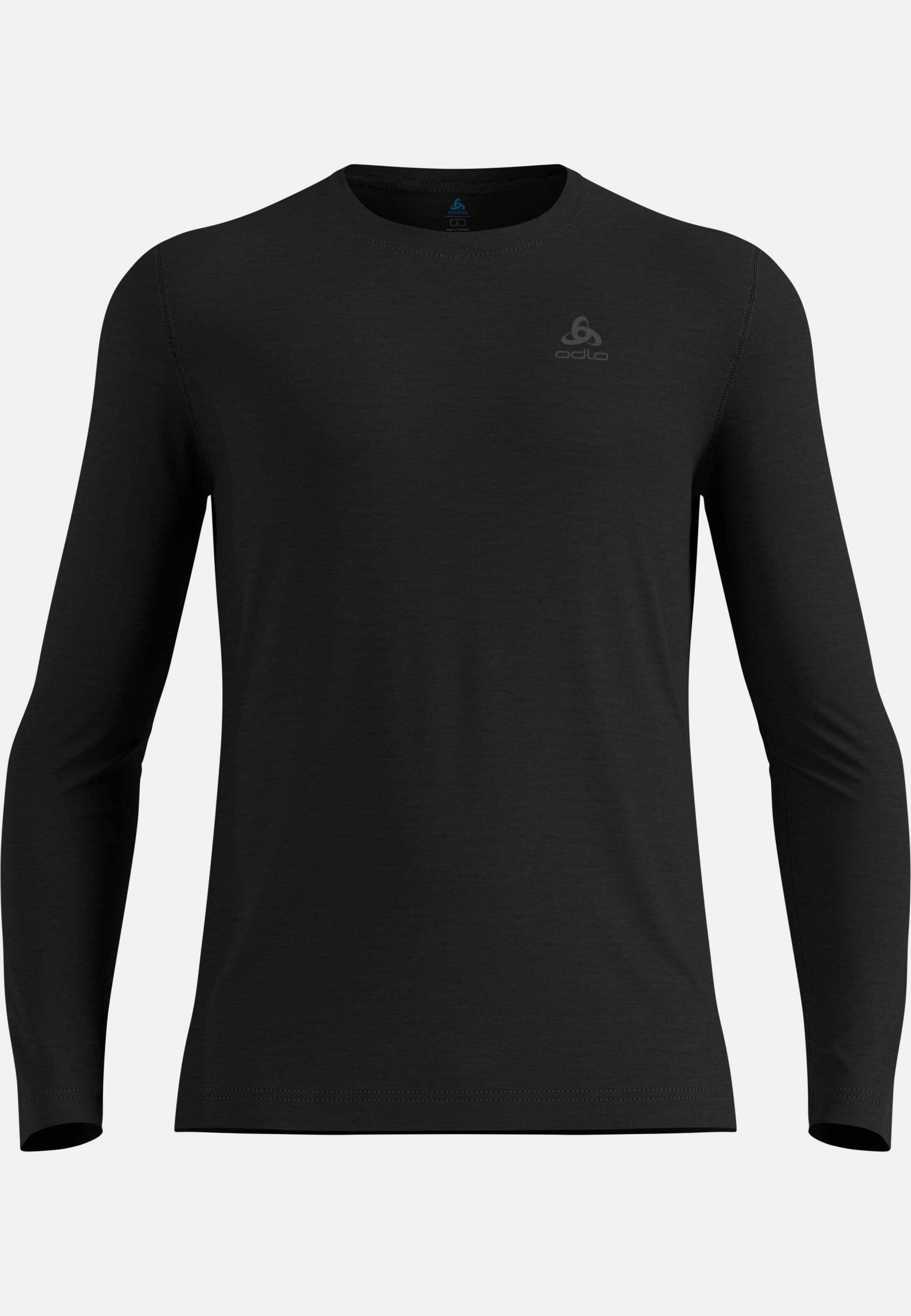 Natural Merino 160 Base Layer Langarmshirt in black