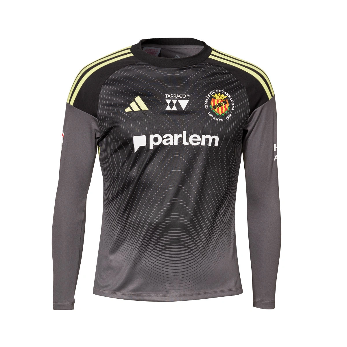 Camisola adidas Gimnàstic de Tarragona Primeiro Equipamento Guarda-redes 2025-2026 Criança