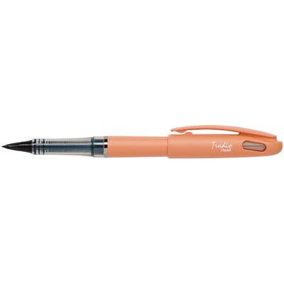 Pentel Tradio Pastel - Feutre plume - corps orange