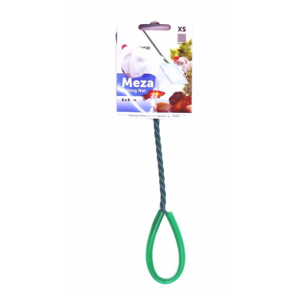Epuisette xs 8 cm x 6.5 x 28 cm filet fin aquarium