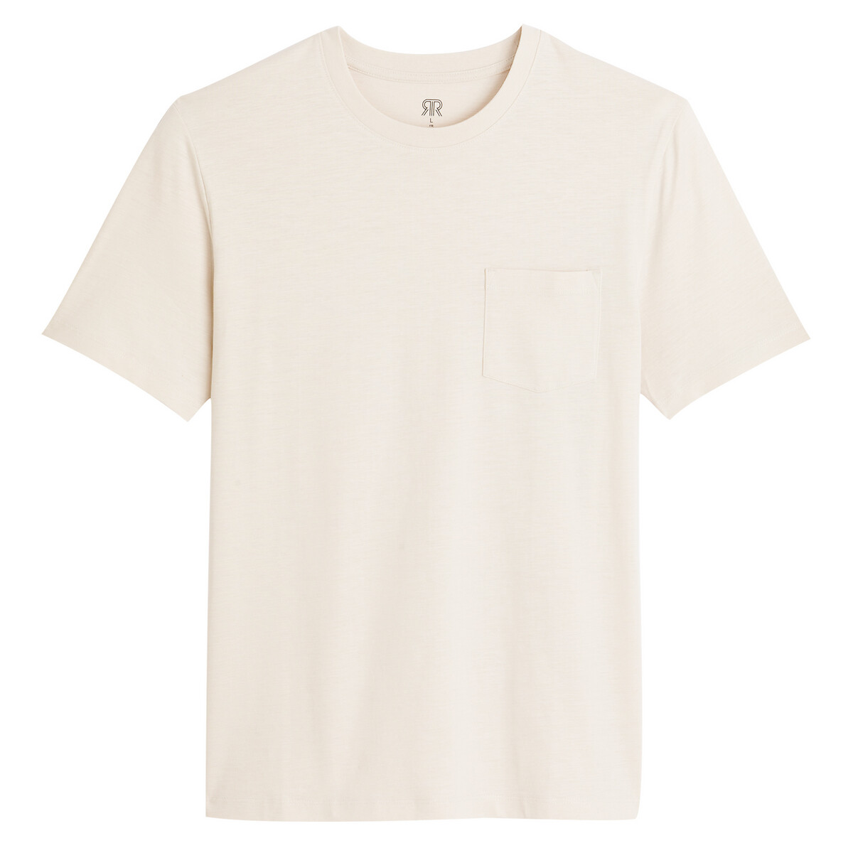 COLEÇÃO LA REDOUTE<br>Camiseta com gola redonda e mangas curtas