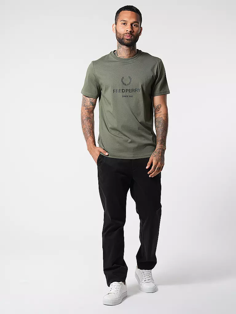 FRED PERRY T-Shirt  olive