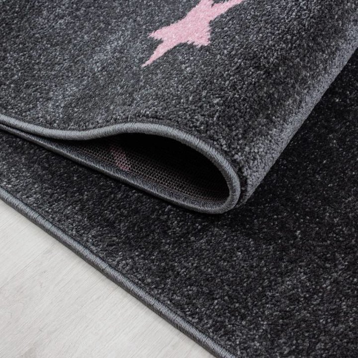 Kindervloerkleed - Sterren Roze