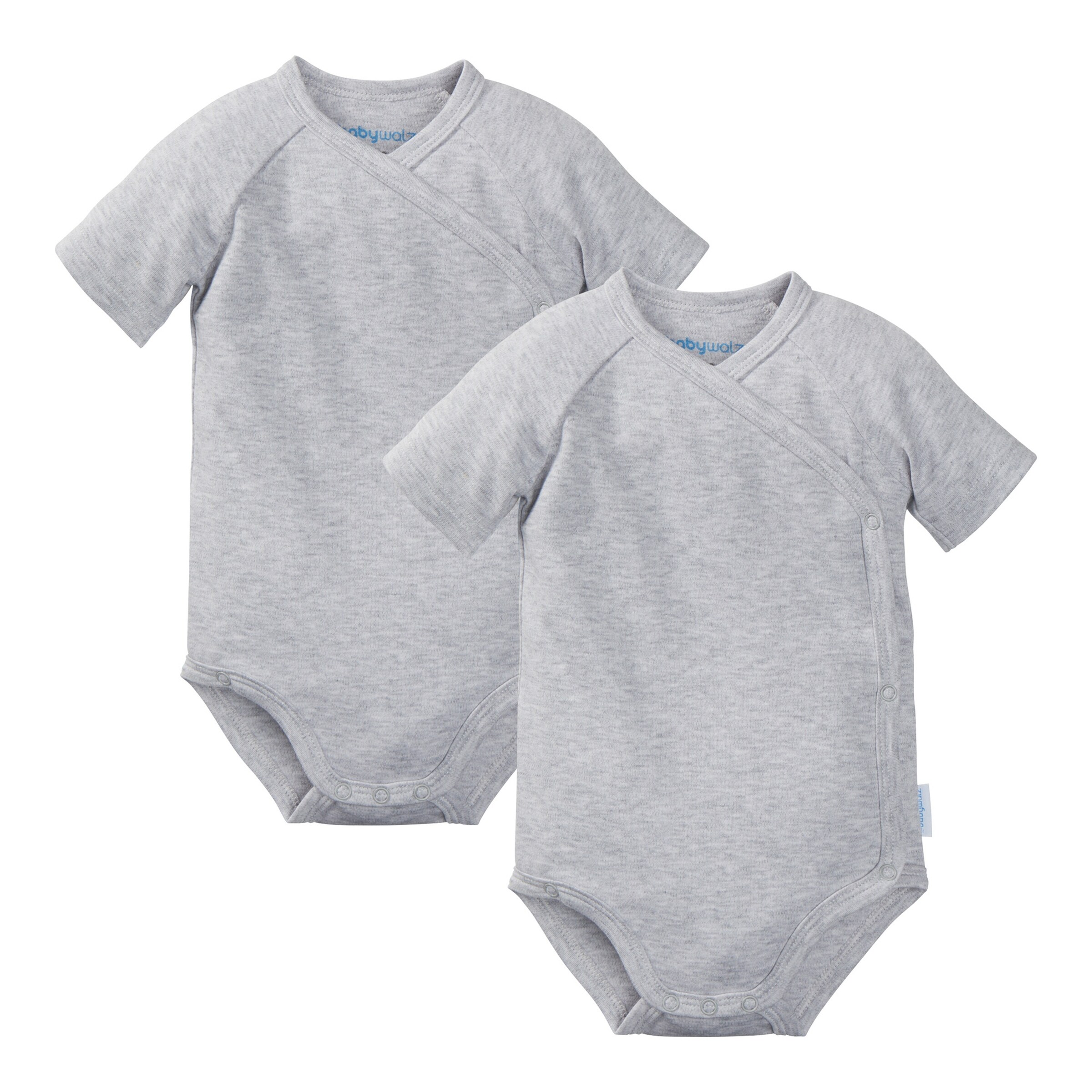 baby-walz - BASICS 2er-Pack Wickelbodys kurzarm