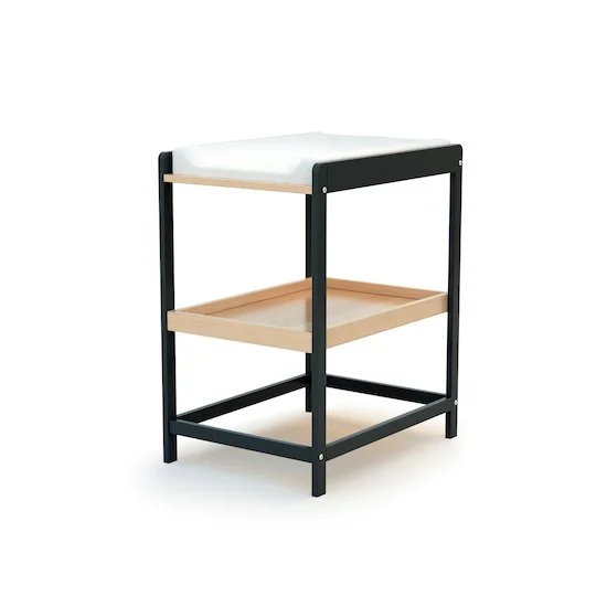 Confort table à langer   Graphite/Hêtre        de               AT4