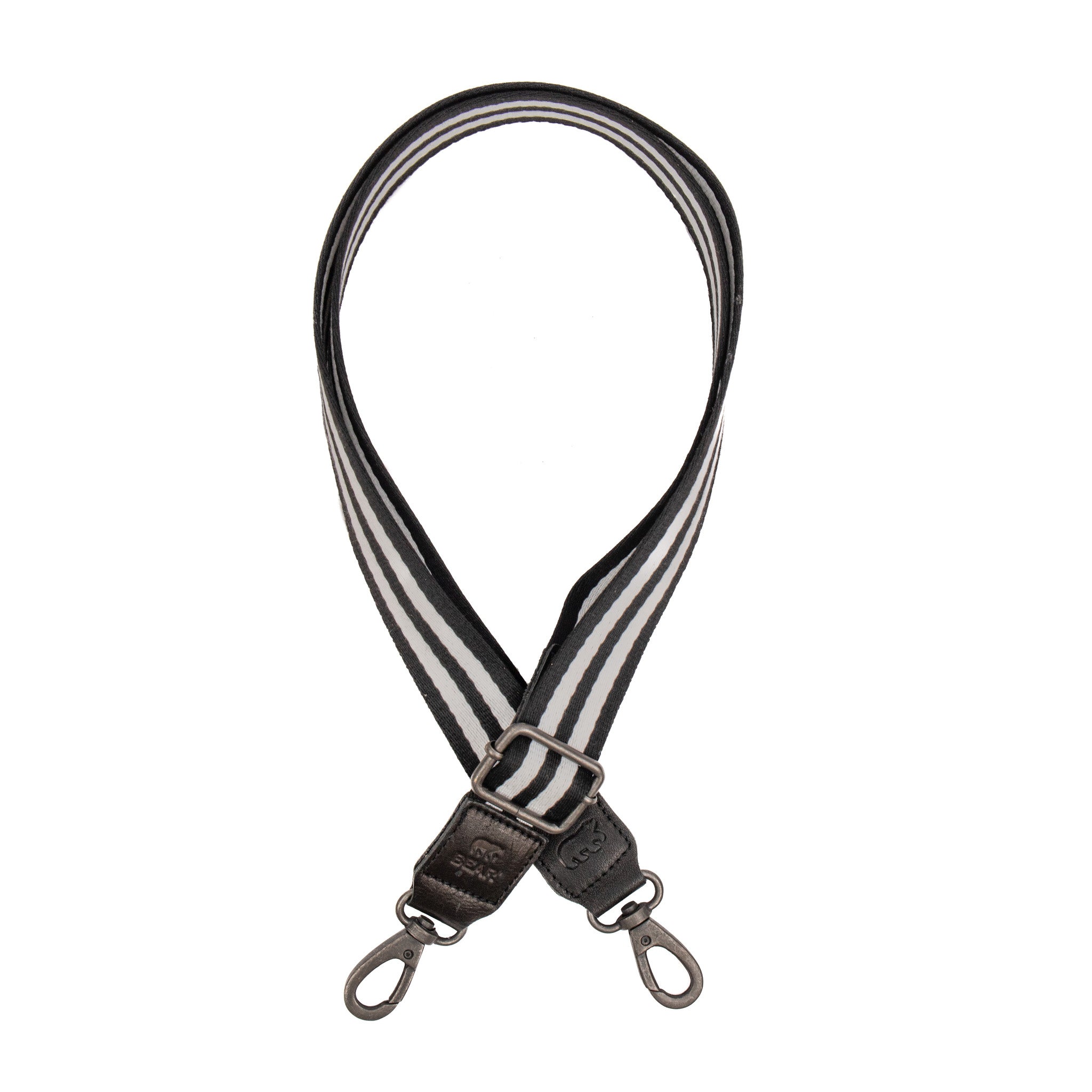 Bag strap 'Puck' zwart/wit Zwart/wit