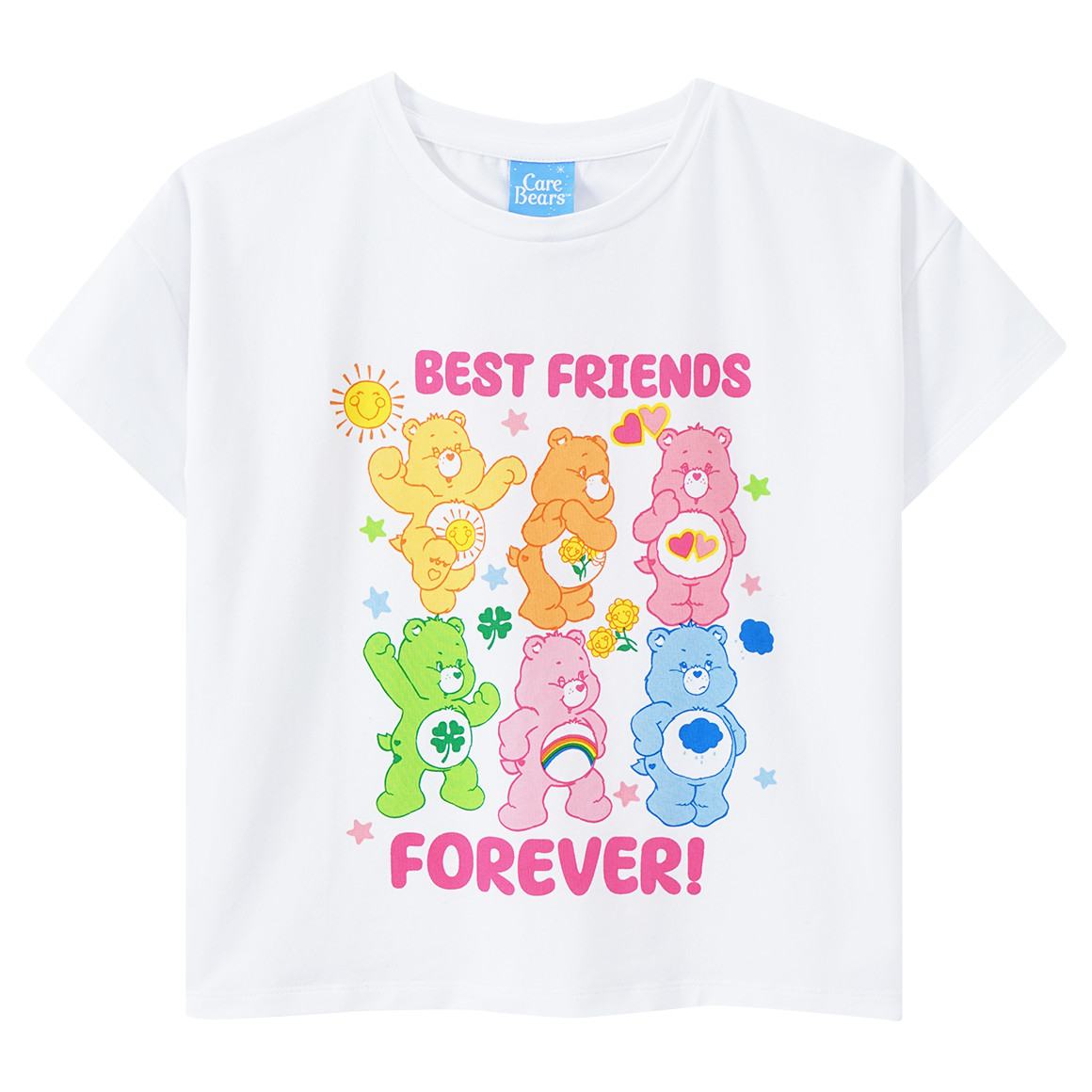 Topolino Glücksbärchis T-Shirt mit Print weiss