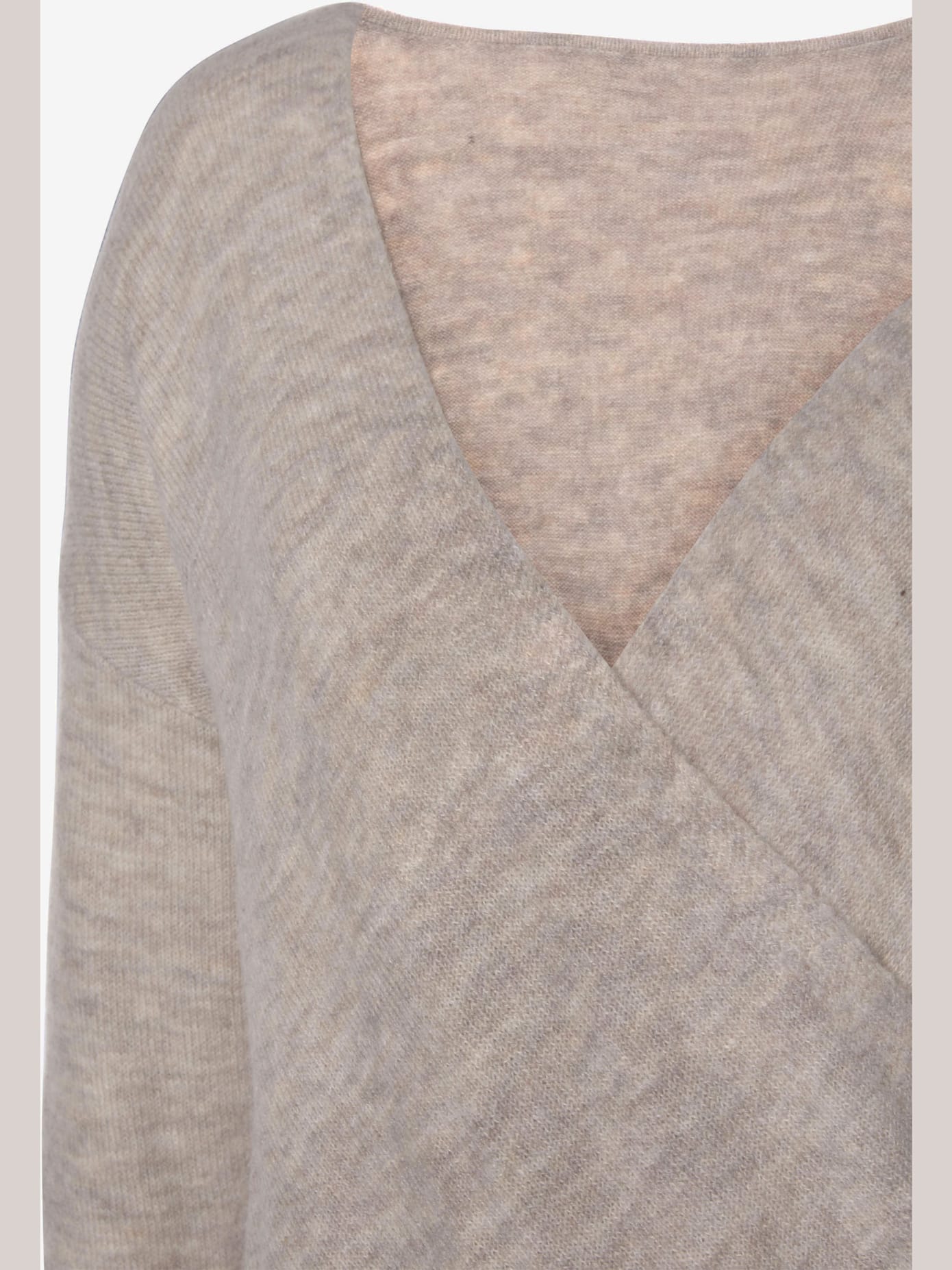 Pull en tricot pull cache-cœur avec encolure en v