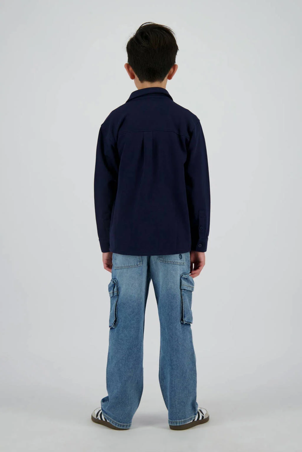 Raizzed overshirt donkerblauw