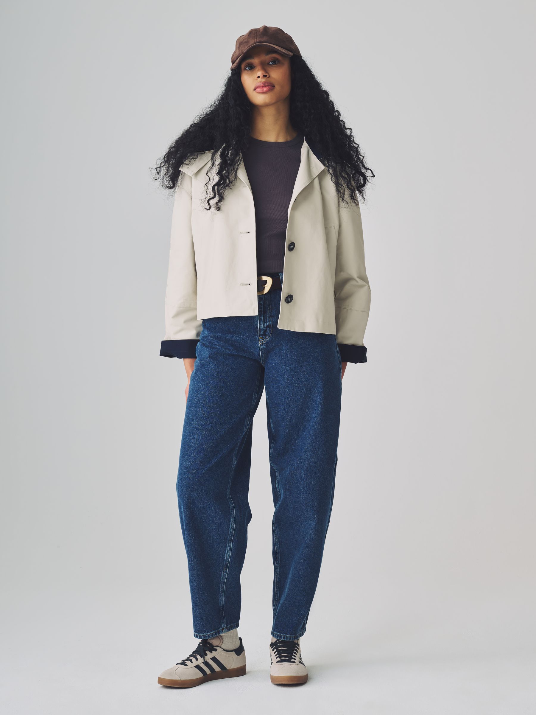 VERO MODA Barrel Fit 100% katoenen Jeans met Hoge taille