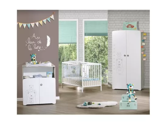 BABYPRICE Lit bebe 120x60 TEDDY