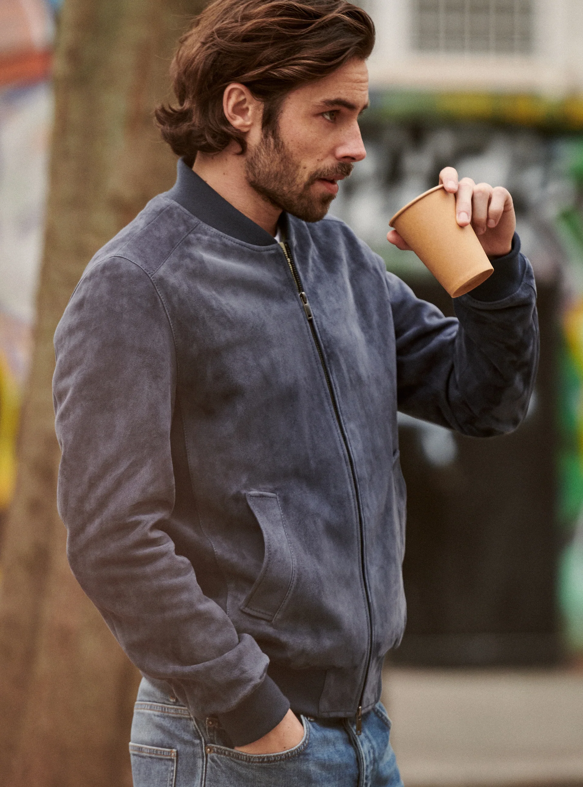 Cuir Paolo Cobalt