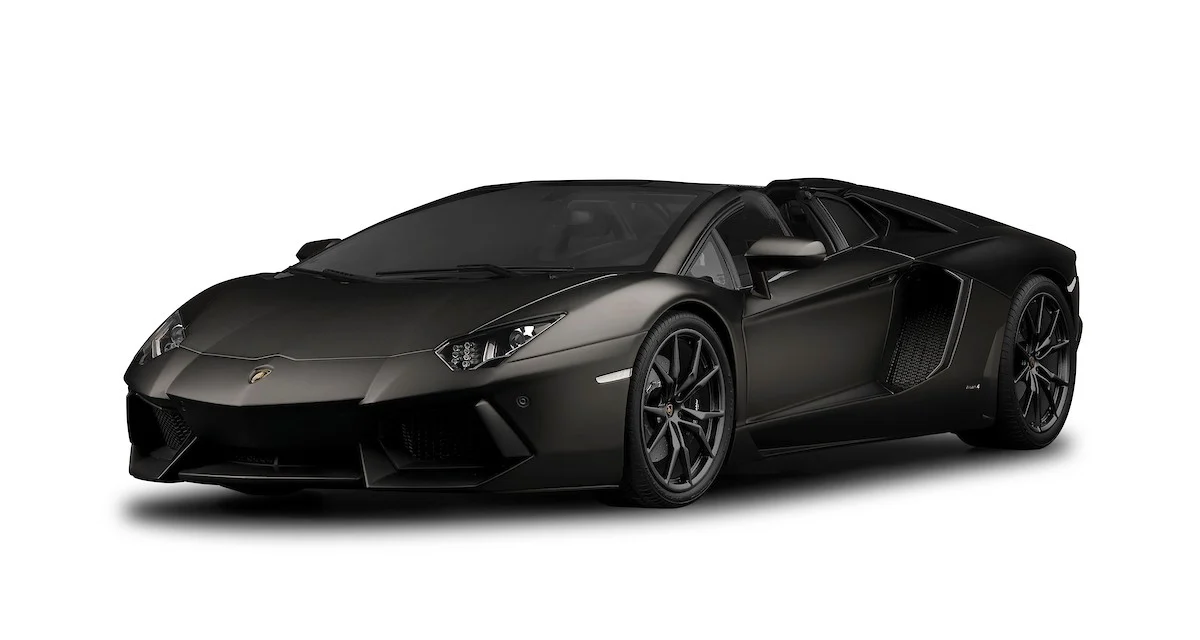 POCHER - Lamborghini Aventador LP700-4 Roadster Nero Nemesi (HK121F)