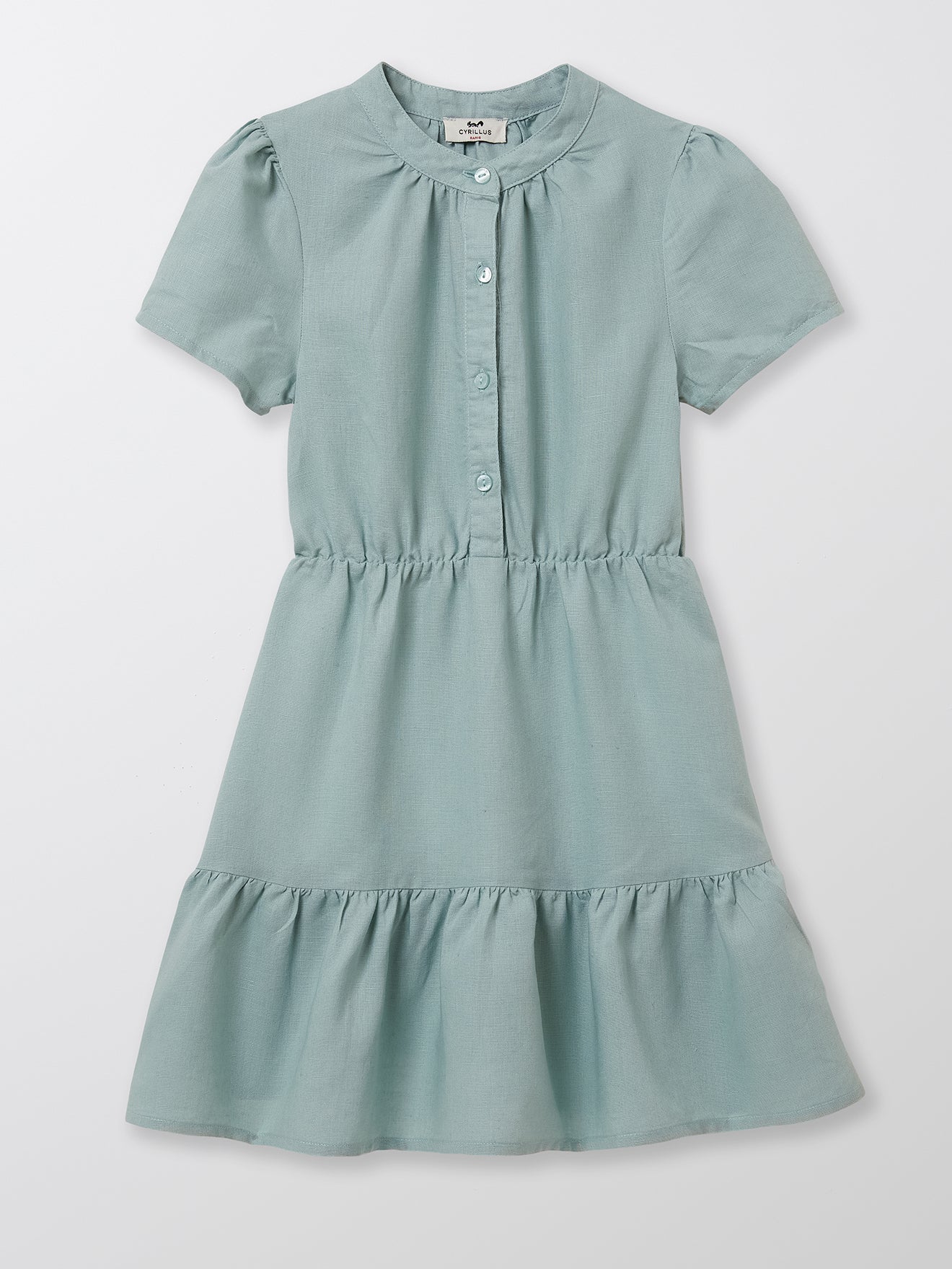 Robe Fille en lin et coton