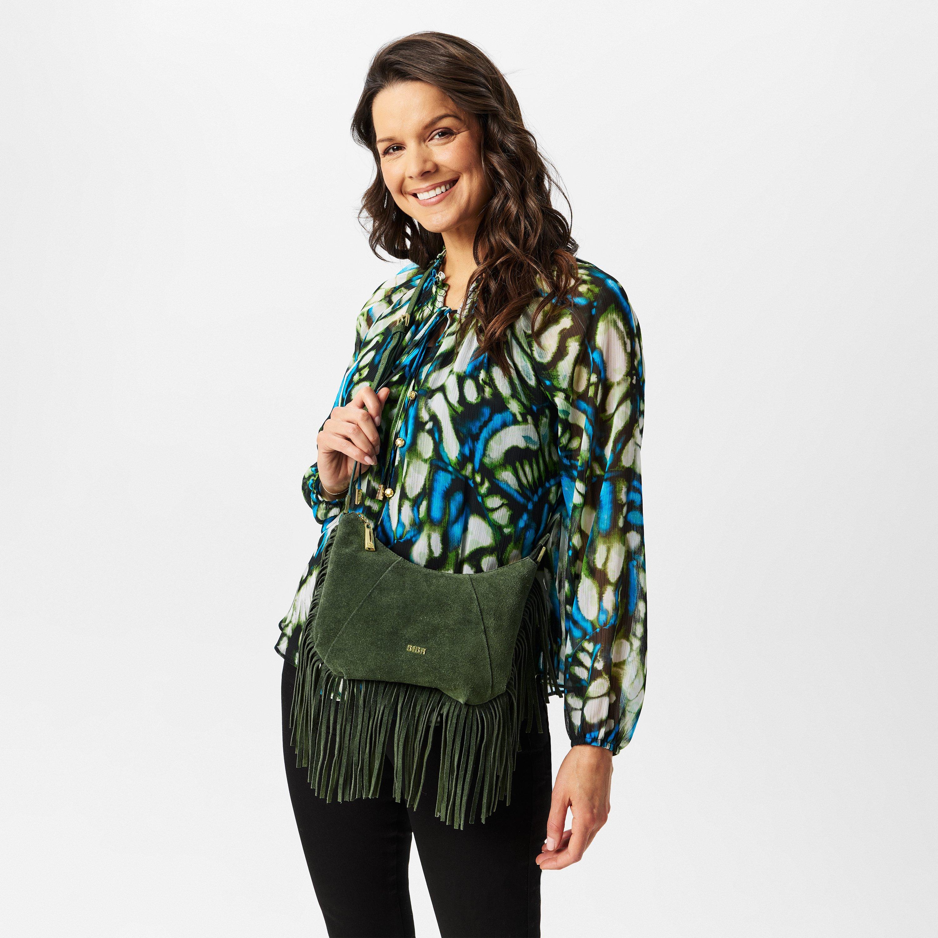 Biba Fringe Crossbody Bag