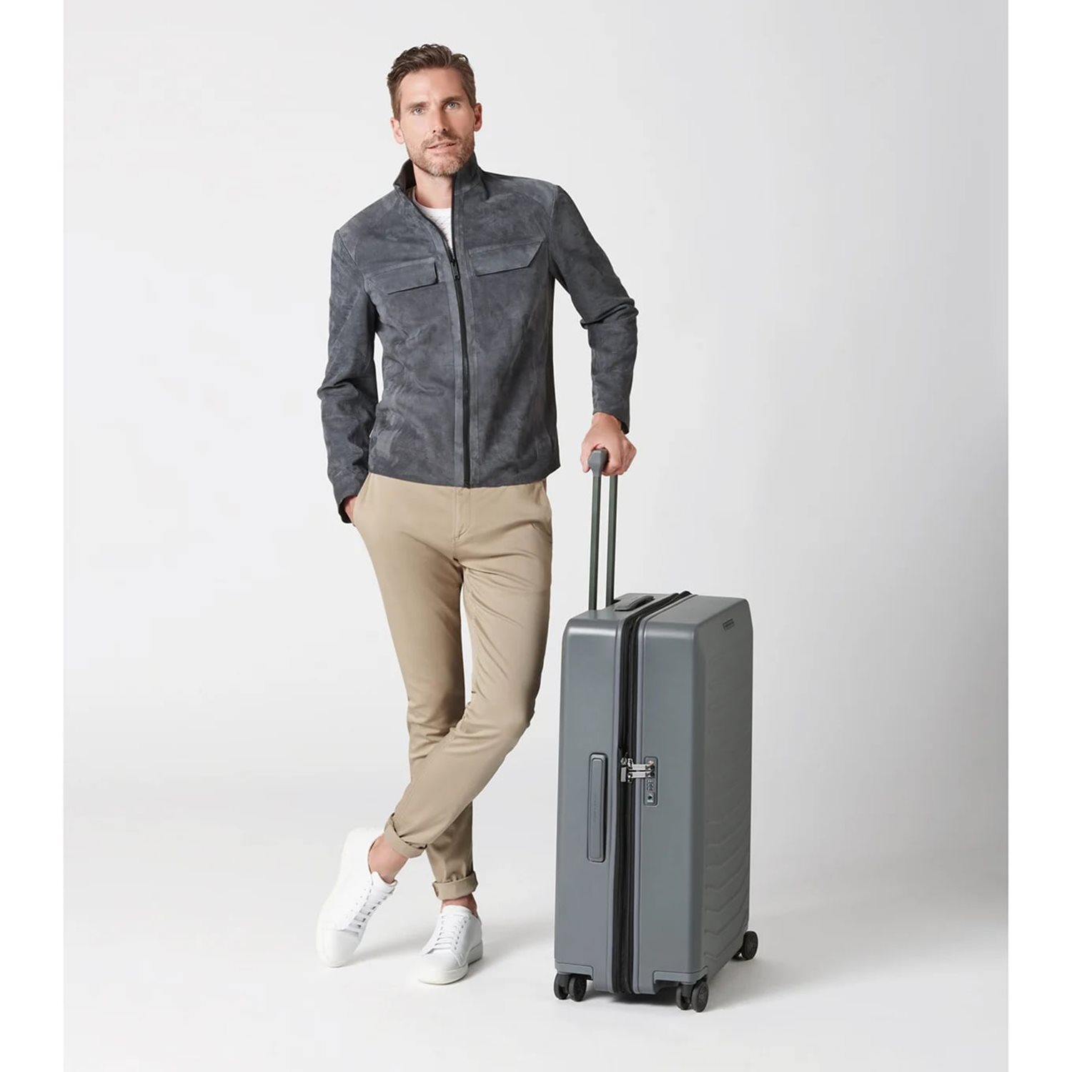 Porsche Design Roadster Hardcase 4W Trolley L shiny black