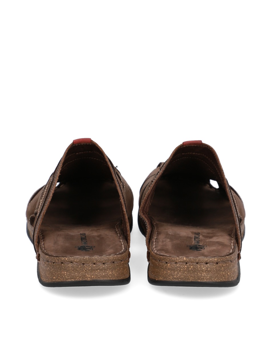Nubukleder Pantoffel