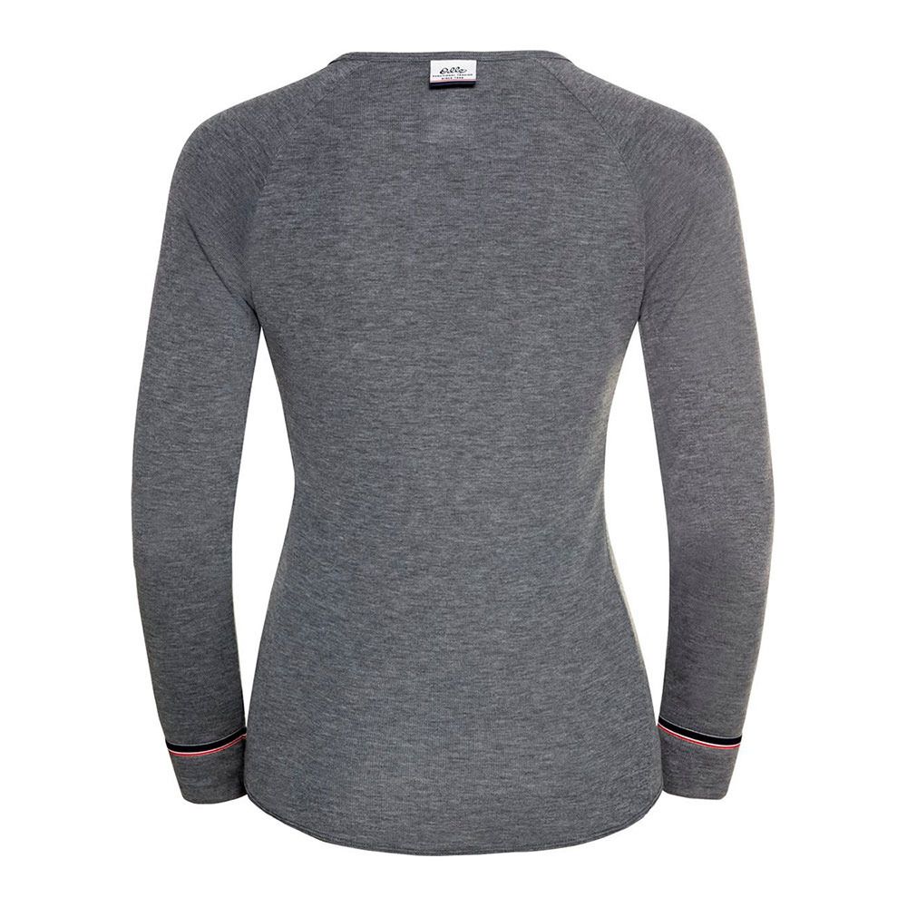 Odlo ACTIVE WARM ORIGINALS ECO - Sous-couche Femme odlo steel grey melange