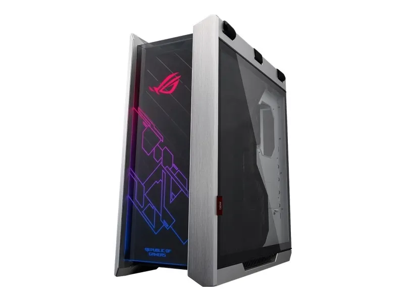 ASUS ROG Strix Helios - White Edition - tower - udvidet ATX - sidepanel med vindue (glas) - ingen strømforsyning (ATX) - hvid udgave - USB/Lyd