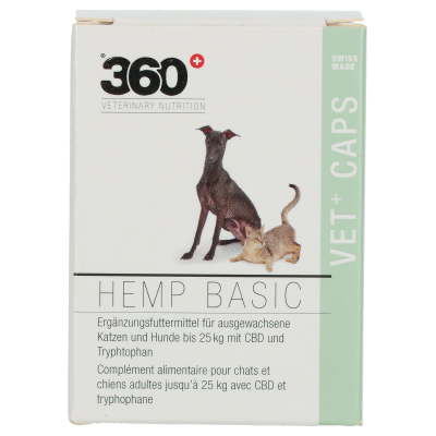 360° VN Pet Hemp Caps Basic Strength 90 Kapseln