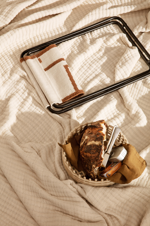 Ferm Living Daze bedsprei 240x250 sand