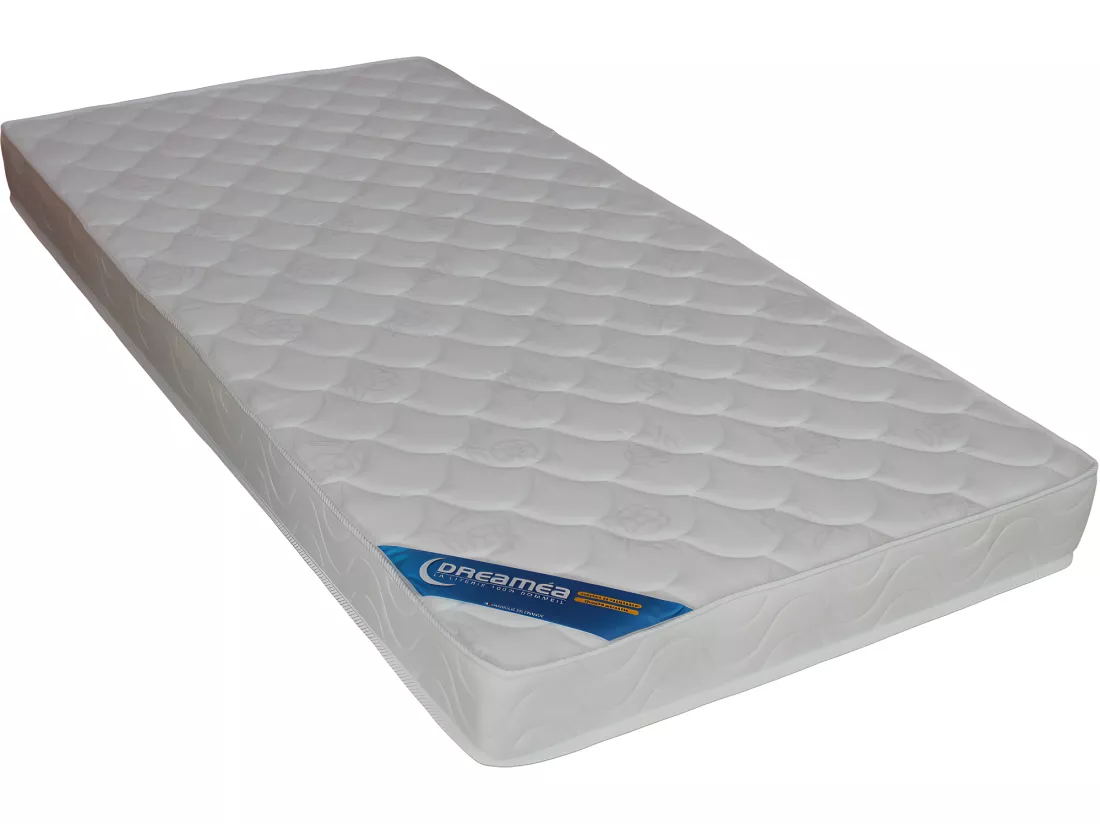 Lits superposés ANICET II - 2 x 90 x 190cm - Pin Massif - Gris + matelas