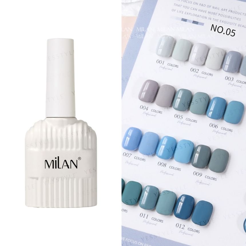 Cosplus - Milan 12 kleuren nagelgelset fluorescerend blauw