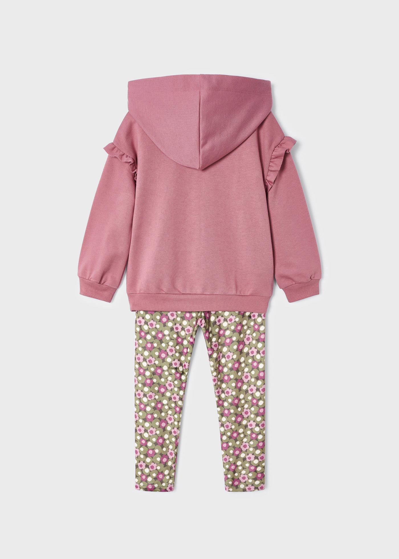 Conjunto de leggings de duas peças para meninas
