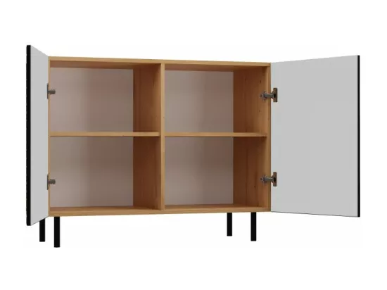 Commode KAMA 2D SLIM ARTISAN, noir