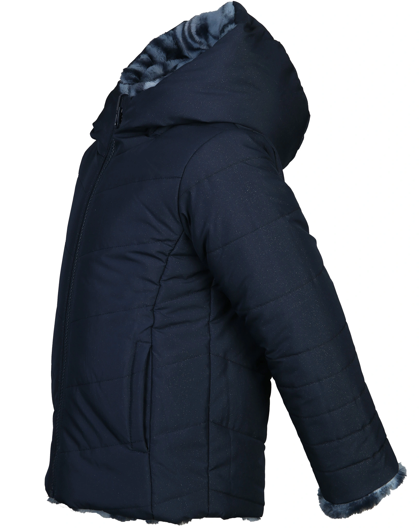 Winterjacke TIGER zum Wenden in marine