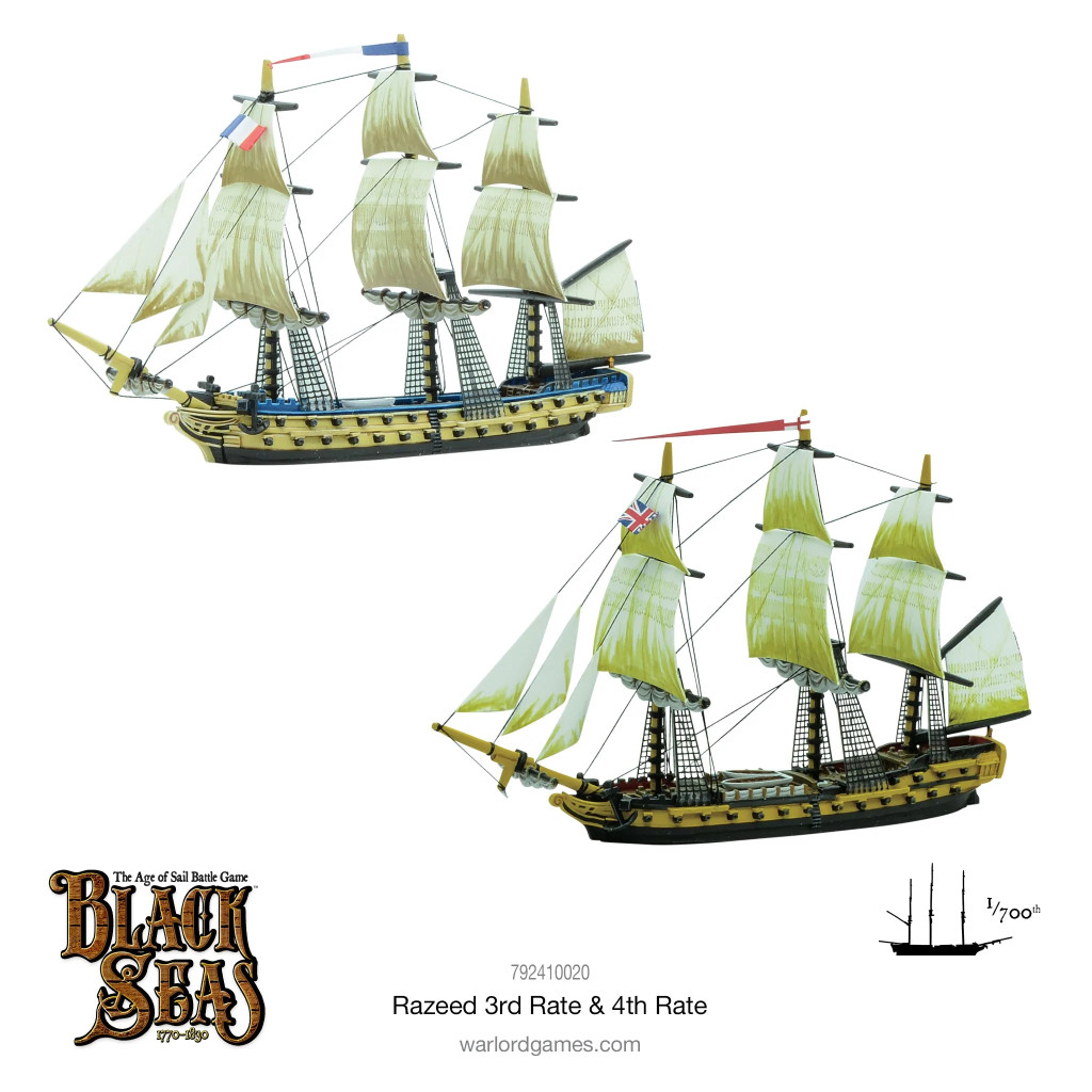 Black Seas : Razeed 3rd Rate & 4th Rate
