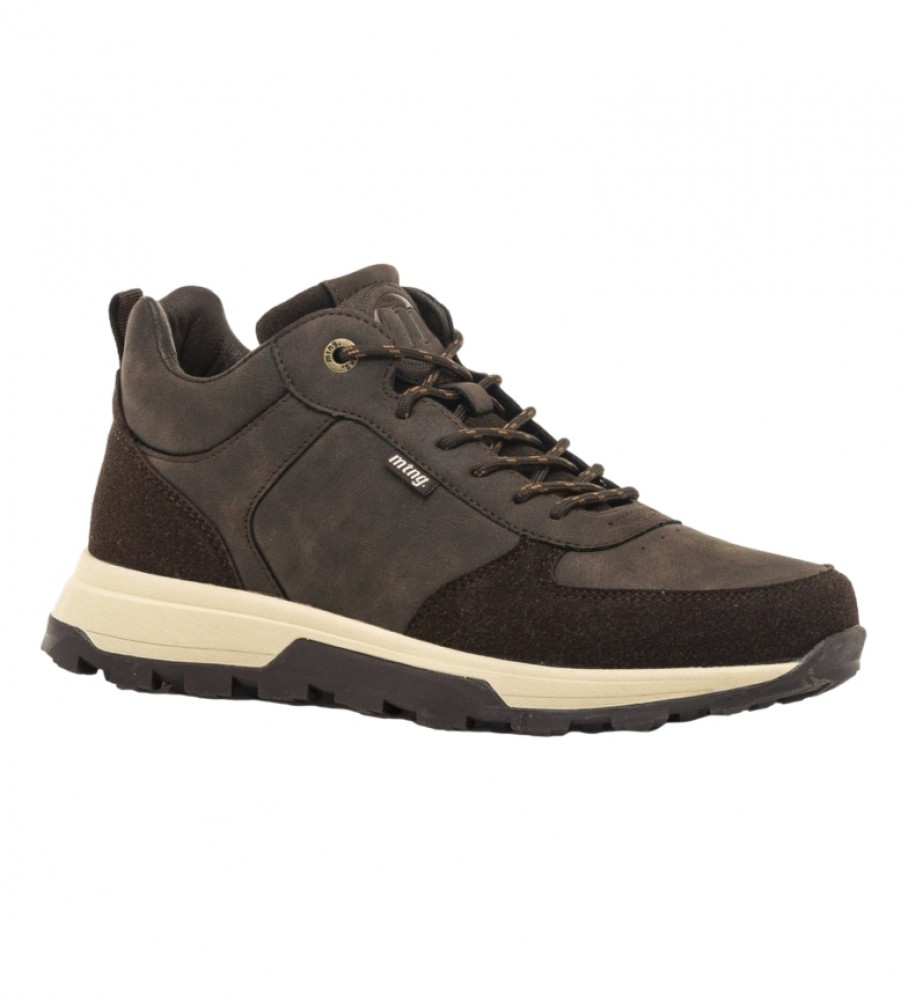 Botas de cano curto casuais Mustang na cor taupe