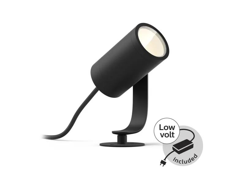 Philips Hue White Color Ambiance Lily udendørs 1 x Spot - Base Kit