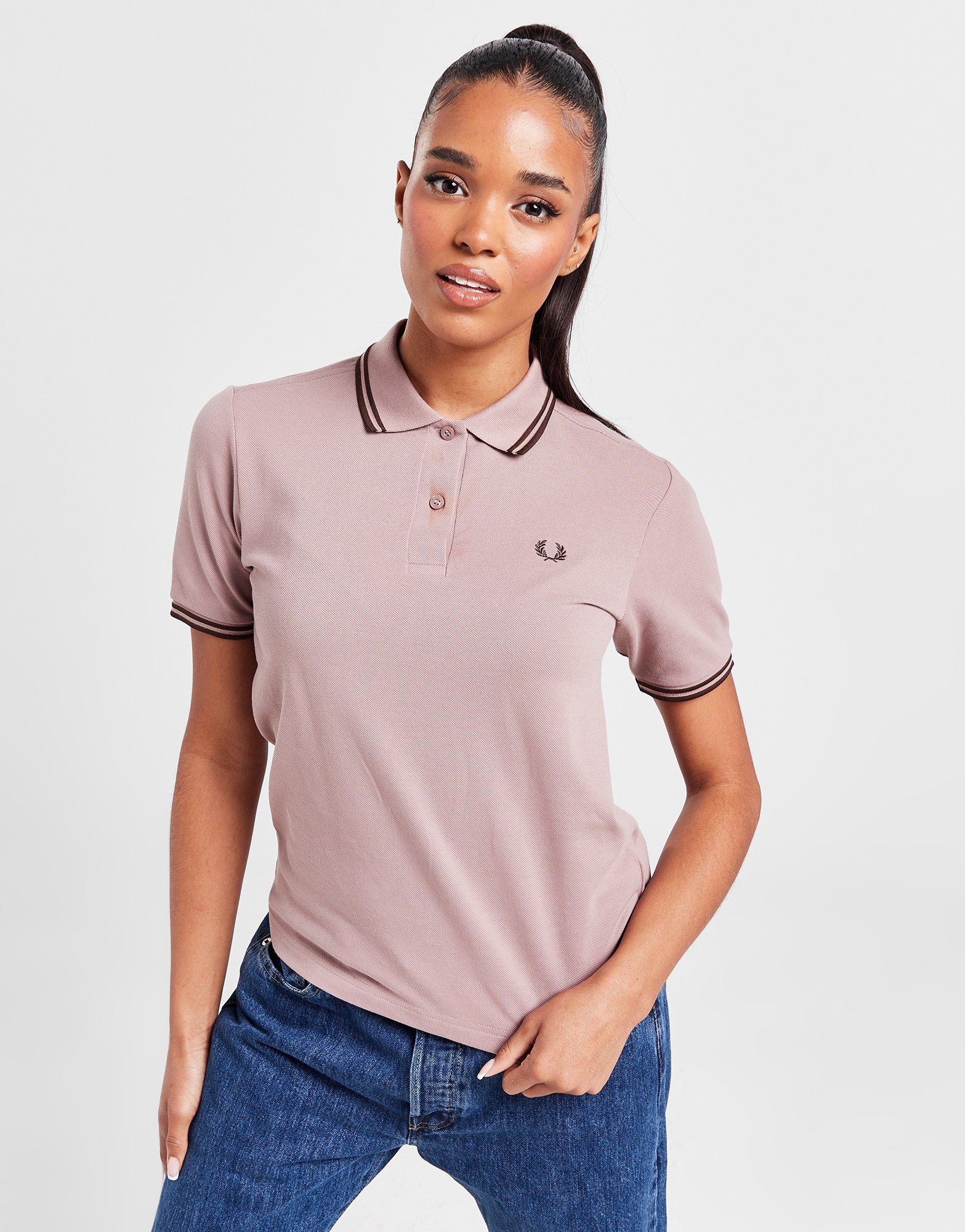 Fred Perry Polo Double Liseré Femme