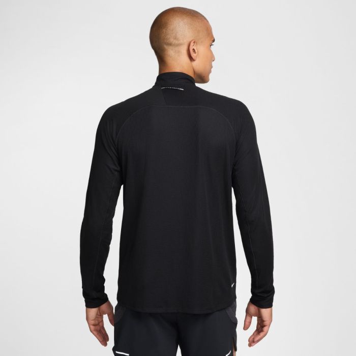 Nike Herre Trøjer Dri-FIT Trail Midlayer Half Zip Sort
