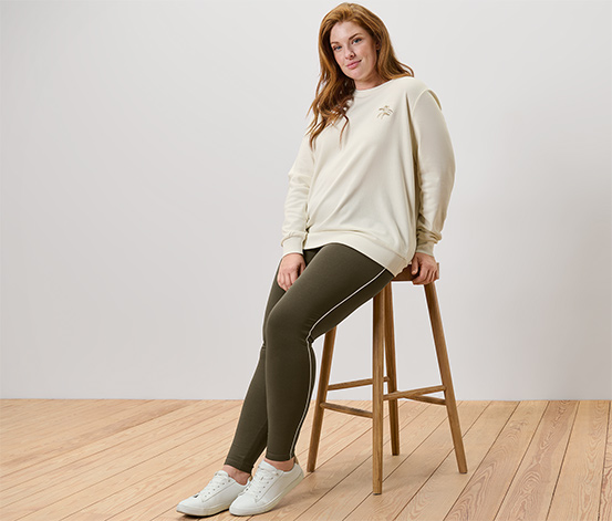 Leggings mit Paspelierung