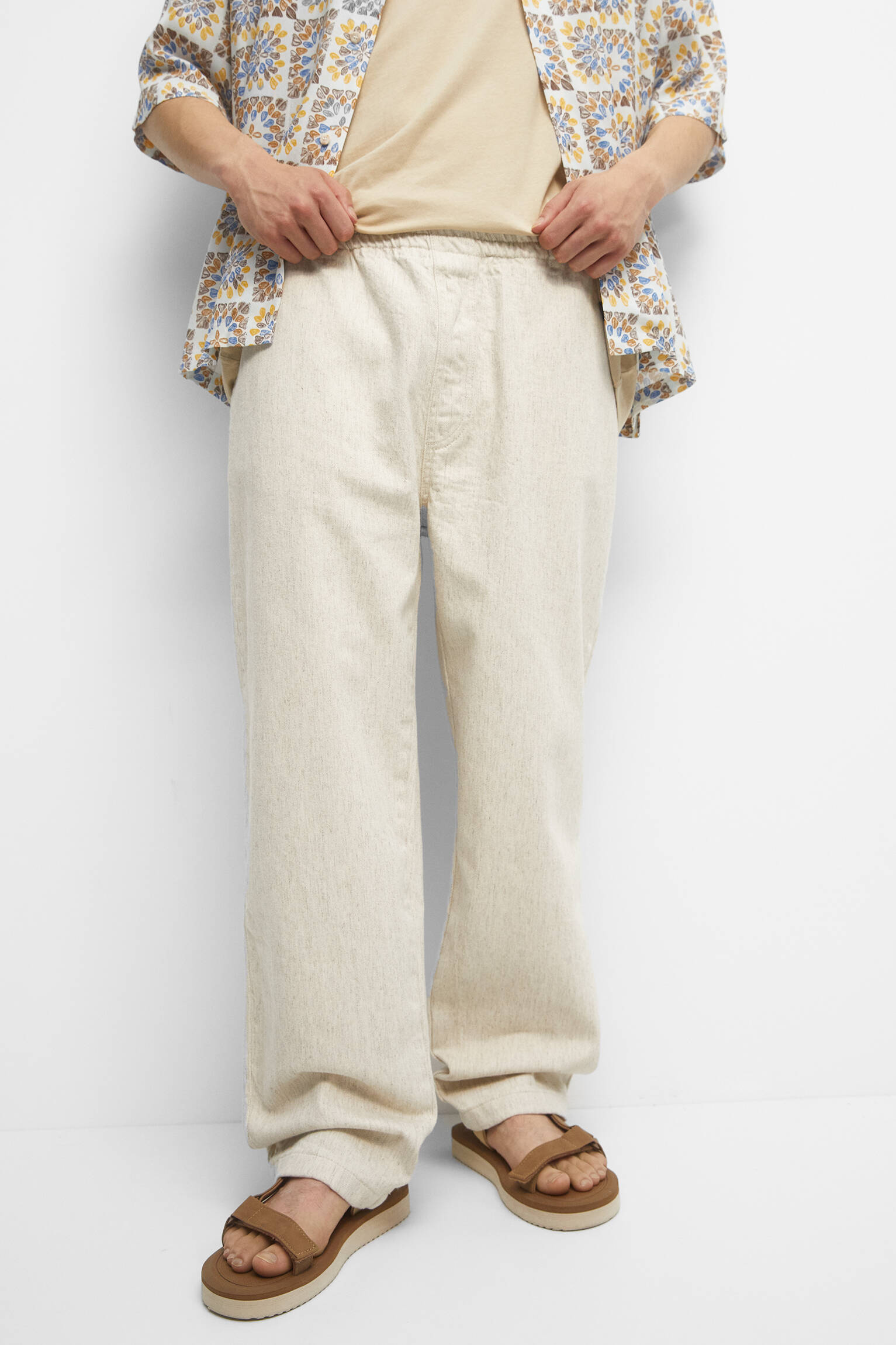 Calça jogger Primavera Sound - Crua