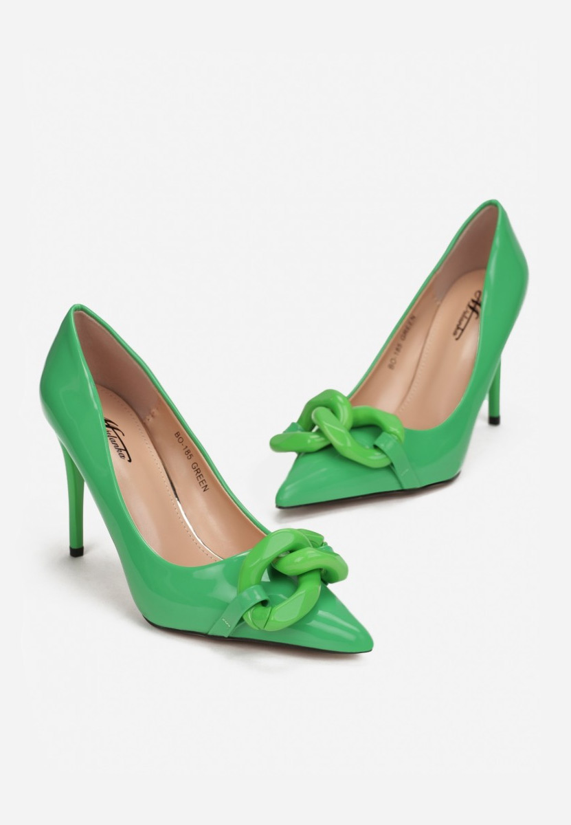 Chaussures stiletto verts Corrientes