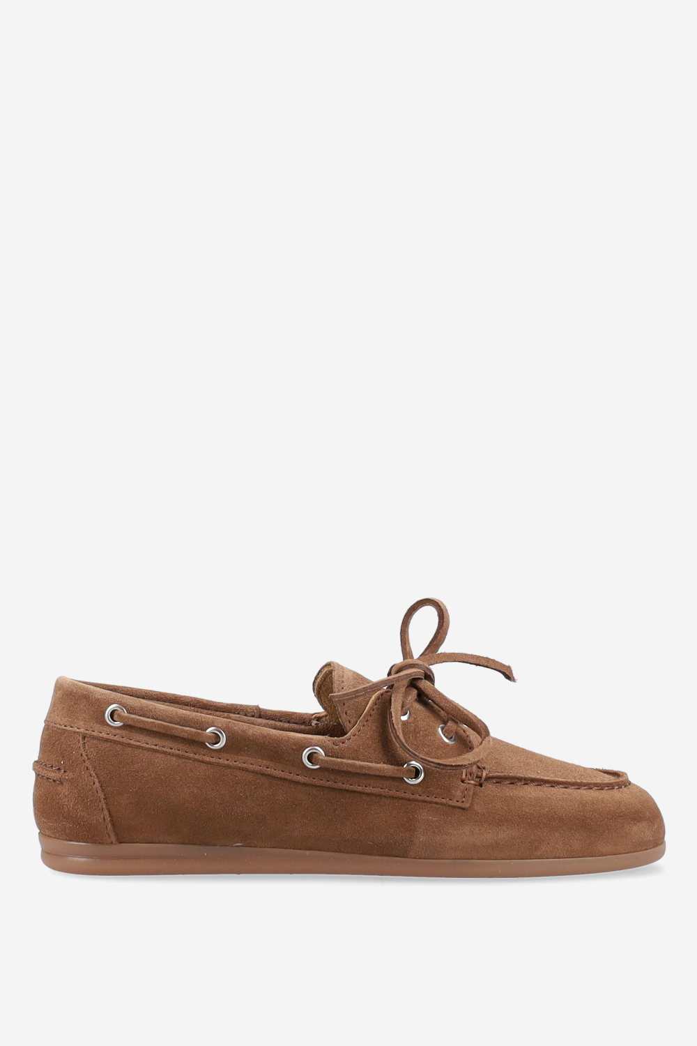 Boat brushed suede loafers