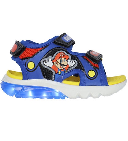 Geox Sandalen m. Light - Ciberdron - Royal/Rot