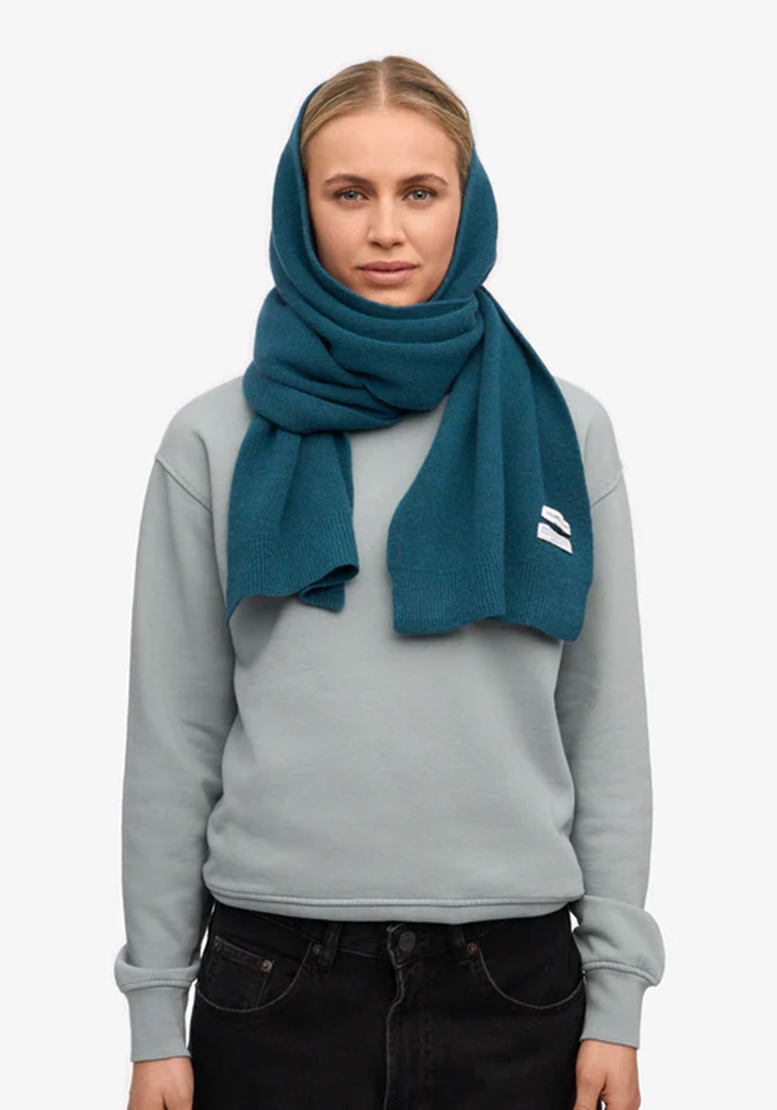 Colorful Standard Merino-Wollschal Ocean Green