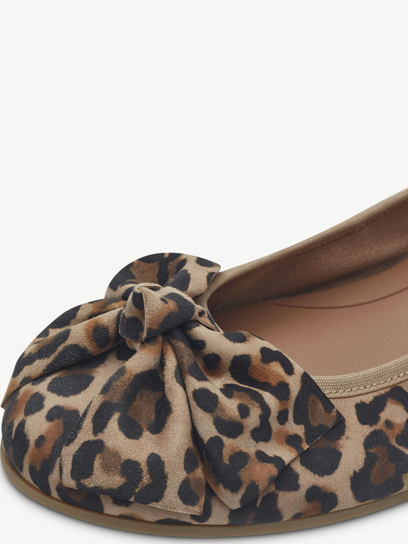 Leren Ballerina - bruin