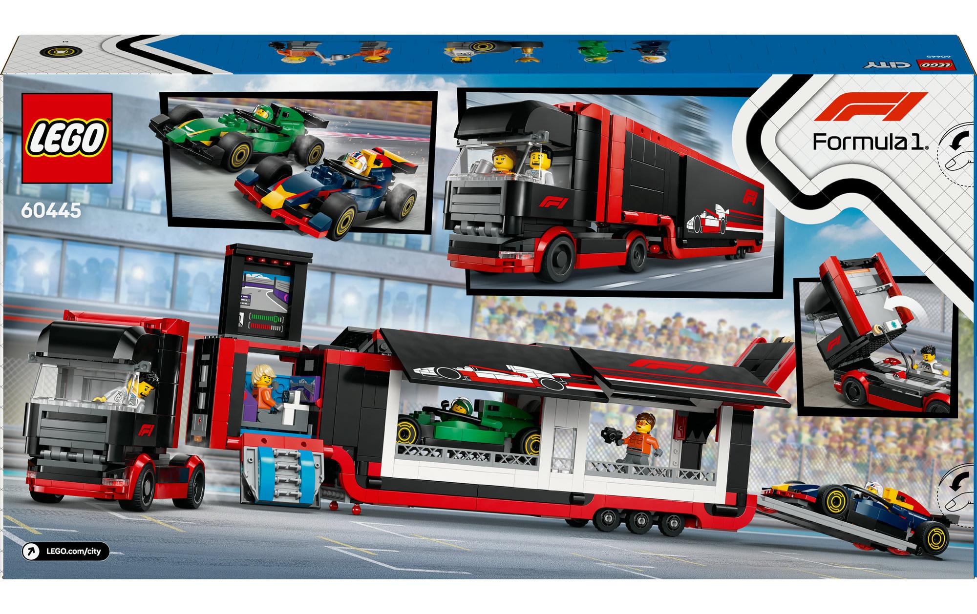 City Project Alicia 60445Konstruktions-Spielset mit F1 Autotransporter