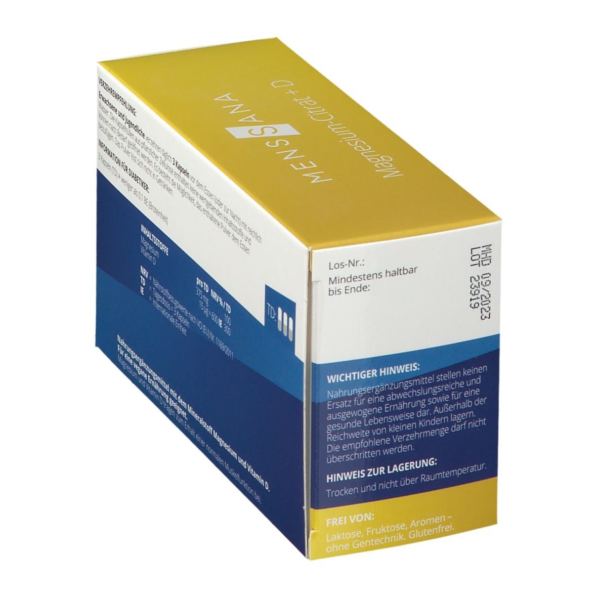 MENSSANA Magnesium-Citrat +D