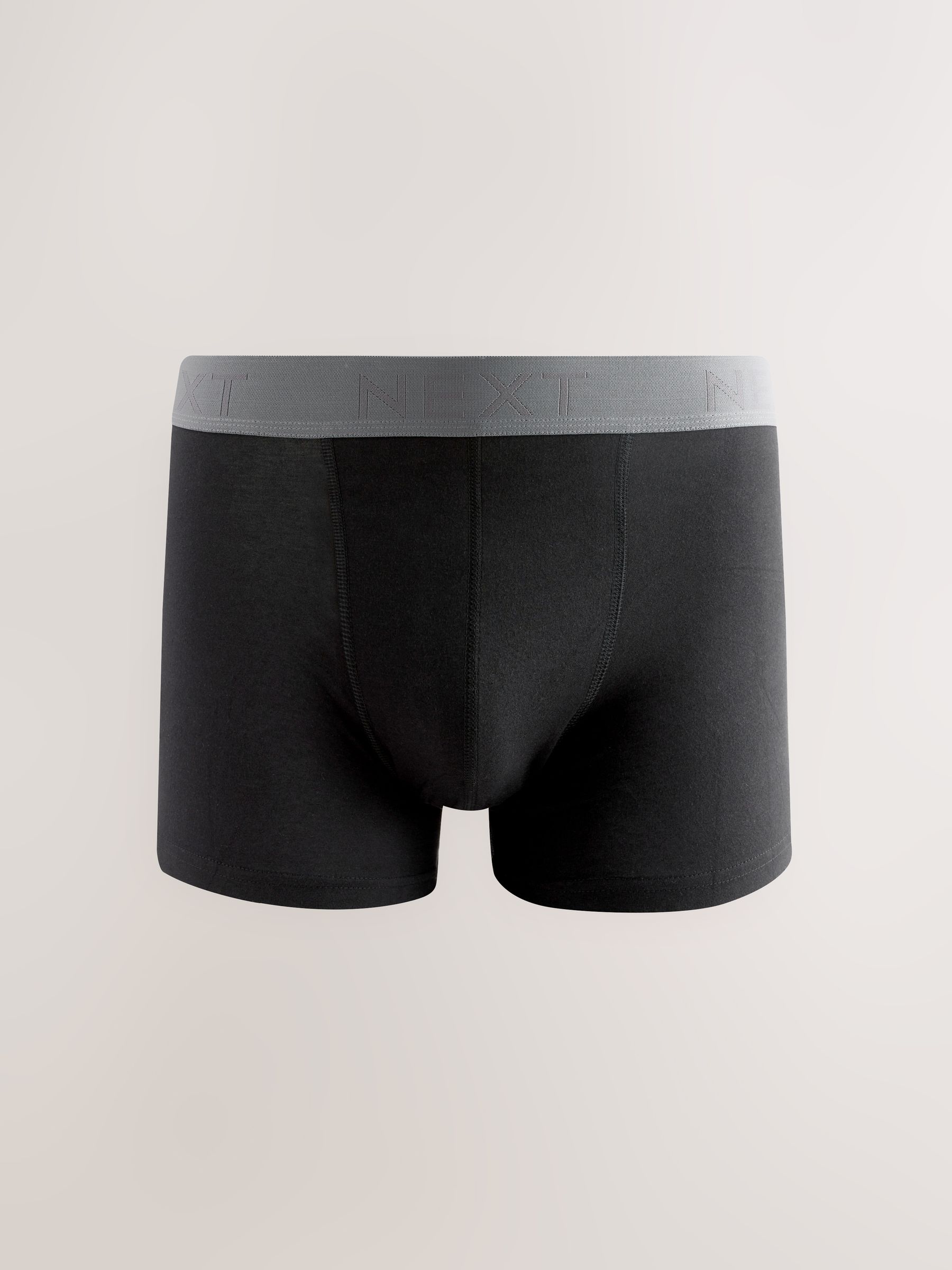 Zwarte neutrale tailleband - Verpakking van 5 trunks boxer
