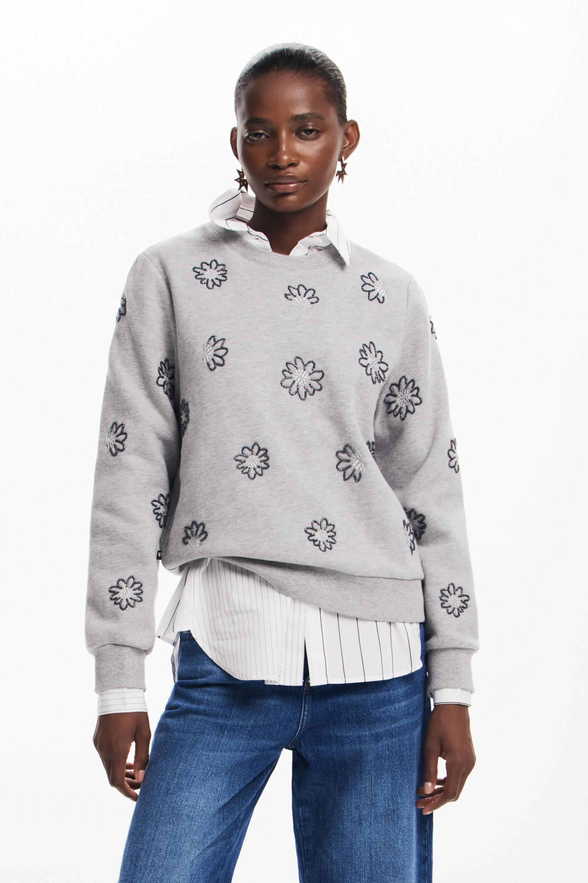 Moletom floral Jewel